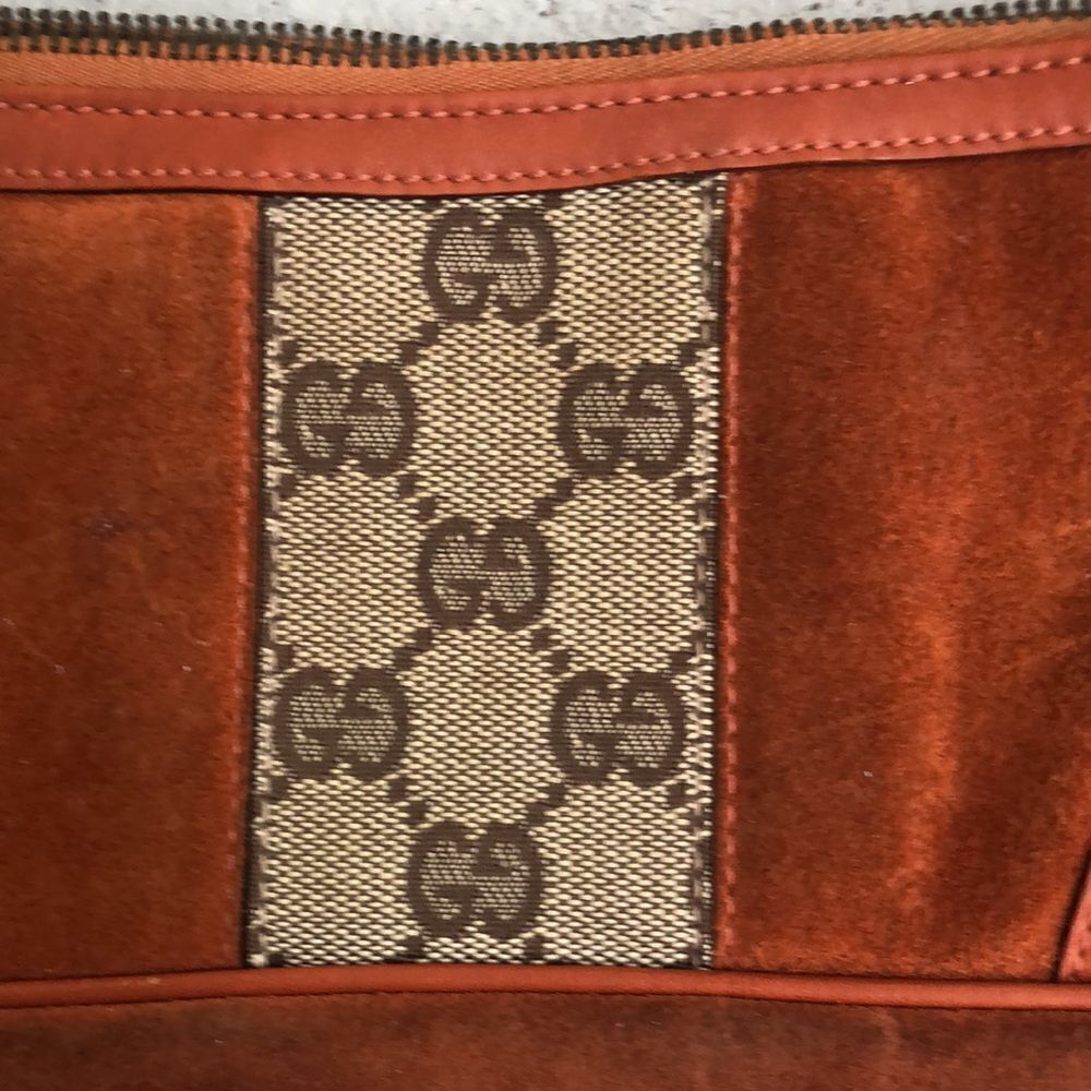 Gucci Small Suede n Leather bag - Picture 14 of 14
